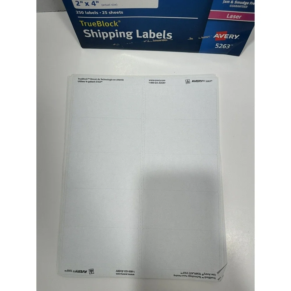330 Labels 33 Sheets Avery 5163 & 8163 Shipping Labels 2